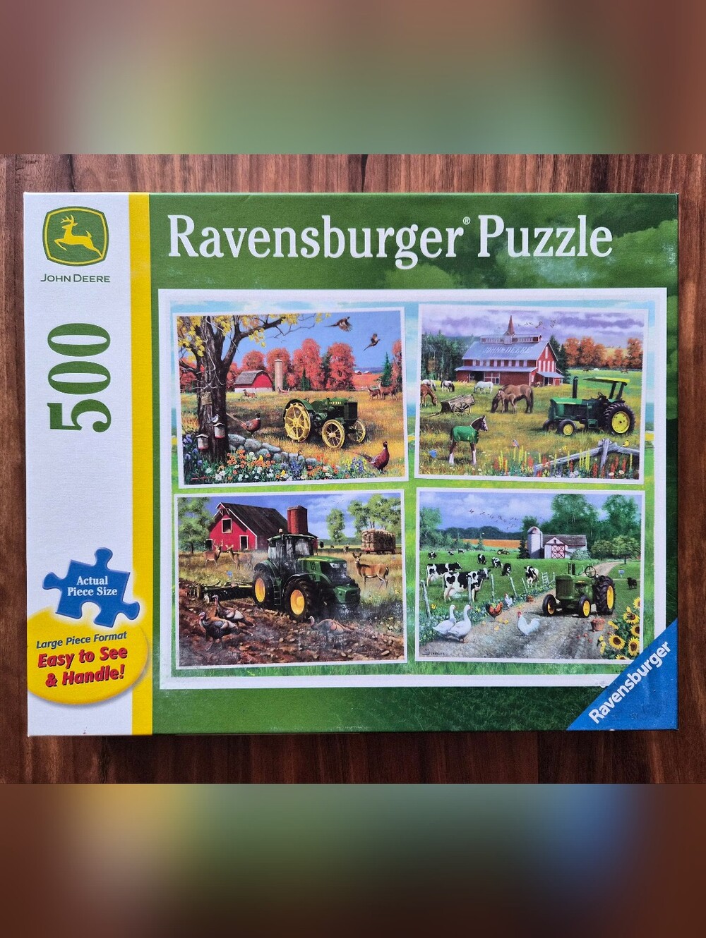 Ravensburger John Deer Tractor Large Piece Puzzle